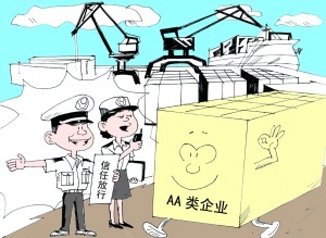 賽爾國貿、優(yōu)勝國貿成功申請AA類管理企業(yè)